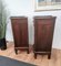 Antique Italian Walnut Marquetry Portoro Marble Night Stands, Set of 2 9