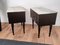 Mid-Century Italian Art Deco White Marble Top Nightstands Tables, Set of 2 8