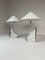 Mid-Century Marble and Steel Table Lamps from Bergboms, 1970s, Sweden, Set of 2, Image 4