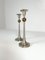 Art Deco Candelholders in Pewter and Brass, Sweden, 1930s, Set of 2 6