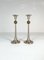 Art Deco Candelholders in Pewter and Brass, Sweden, 1930s, Set of 2 4