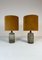 Mid-Century Rubus Ceramic Table Lamps by Gunnar Nylund for Rörstrand, Sweden, Set of 2 3
