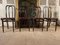 Antique Bentwood and Leather Dining Chairs from Thonet, 1890, Set of 4, Image 3
