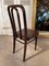 Antique Bentwood and Leather Dining Chairs from Thonet, 1890, Set of 4, Image 6