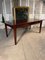 Antique Georgian Mahogany Double Drawer Dining Table 5
