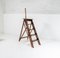 Early 20th Century French Oak Library Folding Step Ladder 7