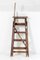 Early 20th Century French Oak Library Folding Step Ladder 8
