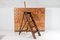 Early 20th Century French Oak Library Folding Step Ladder 6