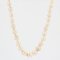20th Century Diamond Falling Cultured Pearl Necklace in 18 Karat Yellow Gold, Image 4