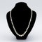 20th Century Diamond Falling Cultured Pearl Necklace in 18 Karat Yellow Gold 6