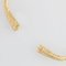 Modern Open Chiseled Bangle Bracelet in 18 Karat Yellow Gold 7