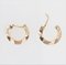French 20th Century 18 Karat Rose Gold Hoop Clip Earrings 6