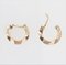 French 20th Century 18 Karat Rose Gold Hoop Clip Earrings, Image 6