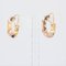 French 20th Century 18 Karat Rose Gold Hoop Clip Earrings 4