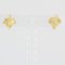 French 18 Karat Yellow Gold Leaves Earrings, 1960s 3