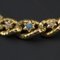 French 20th Century Turquoise Glass and Natural Pearl Bracelet in 18 Karat Yellow Gold 9