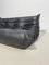 Mid-Century Black Leather Togo Sofa by Michel Ducaroy for Ligne Roset, 1970s 12