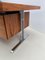 Mid-Century Modern Italian Desk with Drawers in Wood and Chrome, 1970s, Image 6