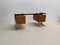Mid-Century Modern Italian Desk with Drawers in Wood and Chrome, 1970s, Image 13