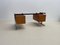 Italienischer Mid-Century Modern Schreibtisch mit Schubladen aus Holz & Chrom, 1970er 14