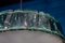 Lampada a sospensione rotonda Mid-Century in cristallo e metallo cromato di Fontana Arte, anni '60, Immagine 10