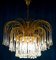 Large Iridescent Murano Glass Drop Chandelier, 1970s 10