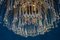 Large Iridescent Murano Glass Drop Chandelier, 1970s, Image 9