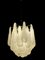 Lámpara de araña italiana vintage de cristal de Murano, años 90, Imagen 4