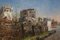 Ruspini Randolfo, Roma via Appia, Oil on Canvas, Framed 7