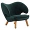 Pelican Chair in Wood and Fabric by Finn Juhl, Image 1