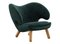 Pelican Chair in Wood and Fabric by Finn Juhl, Image 2