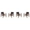 533 Doron Hotel Armchairs by Charlotte Perriand for Cassina, Set of 4 1