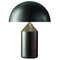 Large Satin Bronze Atollo Table Lamp by Vico Magistretti for Oluce, Image 1