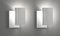 Apliques de pared B205 Mid-Century modernos en blanco de Michel Buffet. Juego de 3, Imagen 2