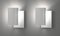 Apliques de pared B205 Mid-Century modernos en blanco de Michel Buffet. Juego de 3, Imagen 3