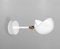 Mid-Century Modern White Eye Wandlampe von Serge Mouille 2