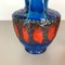 Vase Fat Lava Op Art Multicolore en Poterie de Bay Ceramics, Allemagne, Set de 2 8