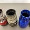 Vintage Pottery Fat Lava 242-22 Vases from Scheurich, Germany, Set of 4, Image 9