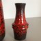 Multi-Colored Pottery Fat Lava Vases from Scheurich, Germany, 1970s, Set of 2 9