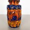 Colorful Fat Lava Pottery Vase from Bay Ceramics, Germany, 1950s, Image 4