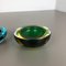Murano Glass Sommerso Bowls, Italy, 1970s, Set of 2 6
