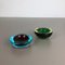 Murano Glass Sommerso Bowls, Italy, 1970s, Set of 2 2