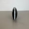 Op Art Black Porcelain Vase by K. Dombrowski for Hutschenreuther, 1970s 7