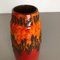 Zig Zag Keramik Fat Lava Vase von Scheurich, Deutschland, 1970er 7