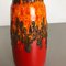 Vase Fat Lava en Poterie Zig Zag de Scheurich, Allemagne, 1970s 10