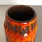 Zig Zag Keramik Fat Lava Vase von Scheurich, Deutschland, 1970er 8