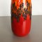 Zig Zag Pottery Fat Lava Vase from Scheurich, Germany, 1970s 5