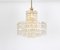 Chandelier in Brass and Crystal Glass from Kinkeldey, Germany, 1960s 2