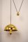 Large Adjustable Brass Counterweight Pendant Light by Florian Schulz, Germany 6