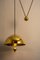 Large Adjustable Brass Counterweight Pendant Light by Florian Schulz, Germany 8